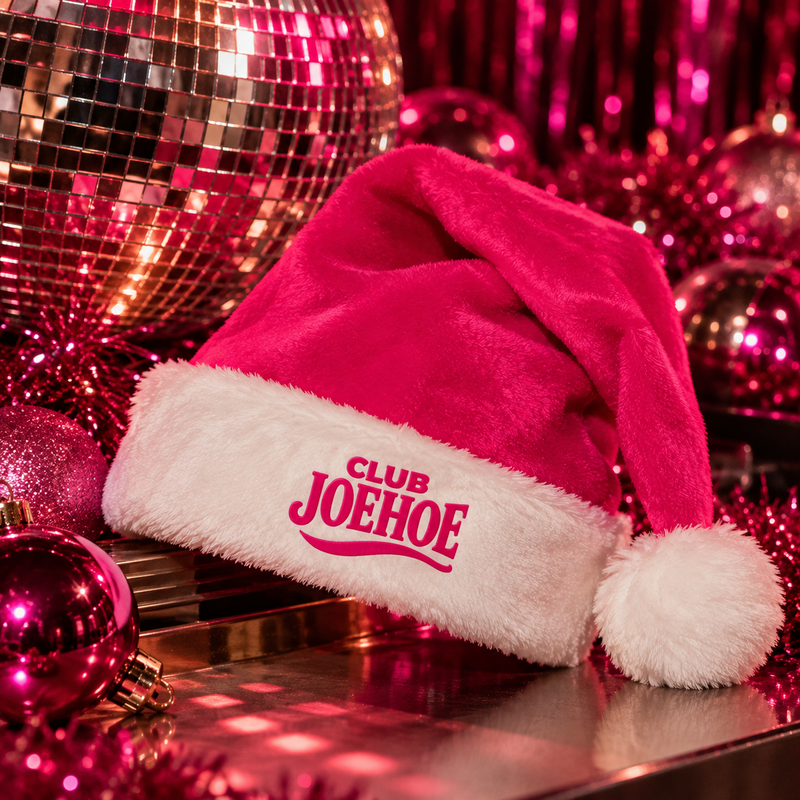 Club Joehoe Kerstmuts Pink Christmas Edition