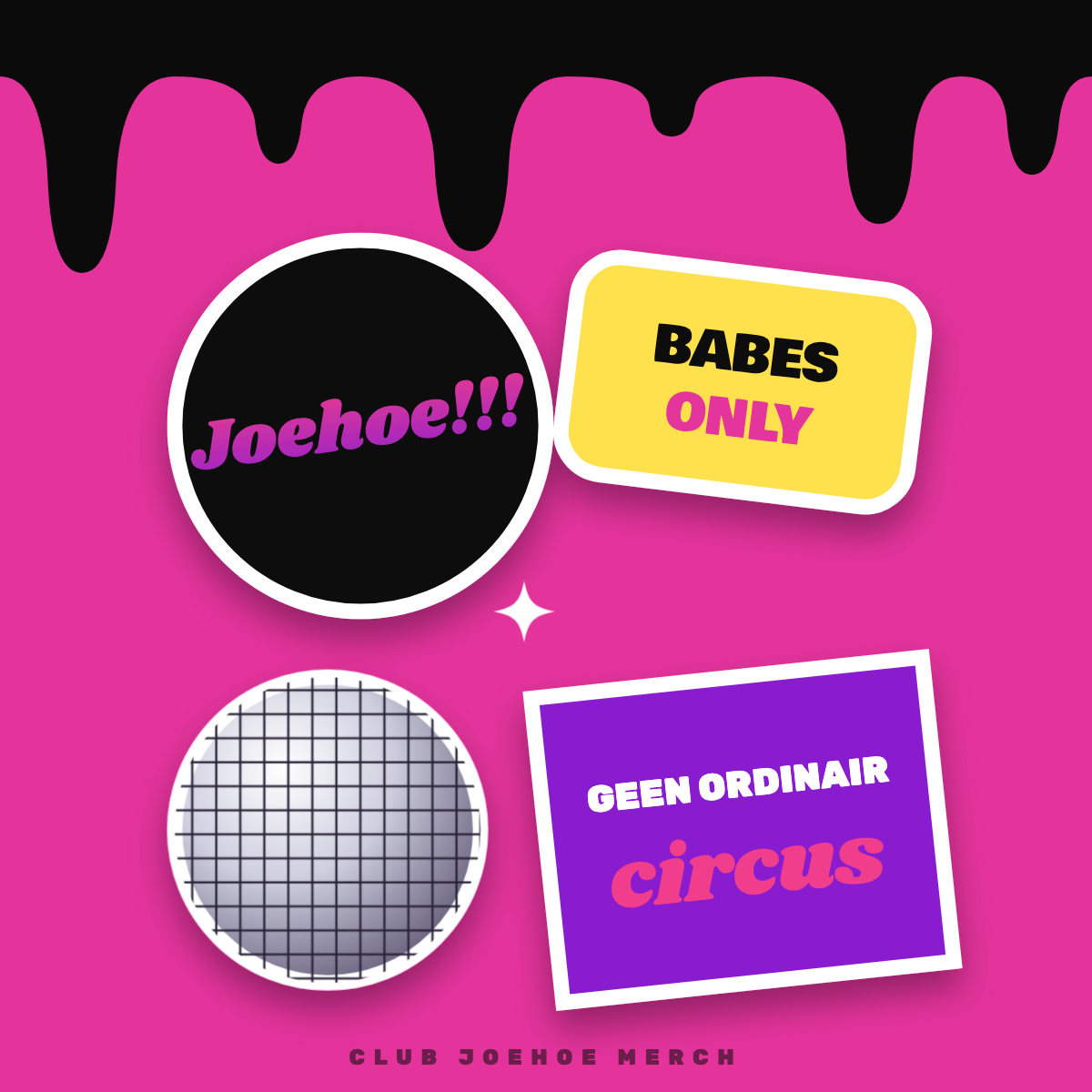 Geen Ordinair Circus Stickerset